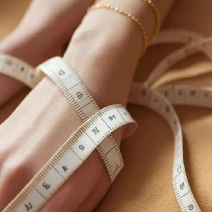 Pomiar bransoletki na nadgarstku