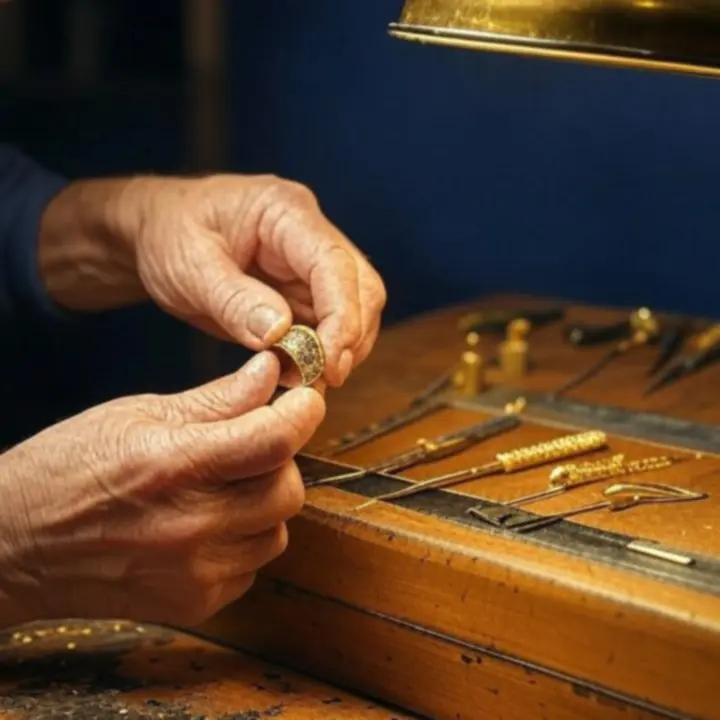 Rzemieślnik w warsztacie